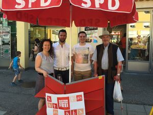 Christine Trapp, Evren Ergün, Martin Jaskolka und Michael Rieger waren vor Ort.